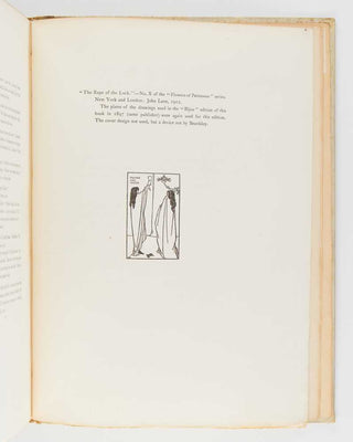 GALLATIN, A[lbert] E[ugene]. Aubrey Beardsley's Drawings: A Catalogue and a List of Criticisms. [[bmid:2124717c]]