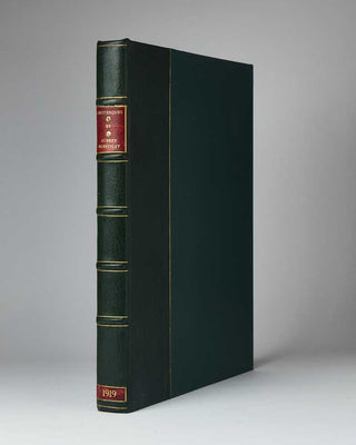 BEARDSLEY, Aubrey ( illustrator ); Frederick H. EVANS Grotesques by Aubrey Beardsley. Facsimile Platinum Prints by Frederick H. Evans from the Twelve Original Drawings in his Collection with a Portrait Frontispiece. Twenty-Five Copies Privately Printed.