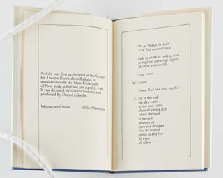 BECKETT, Samuel. Rockaby and other Short Pieces.