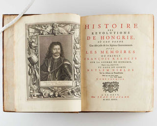 [BRENNER, Domokos Antal Ignácz.] Histoire des révolutions de Hongrie, où l'on donne une idée juste de son légitime gouvernement. Avec les mémoires du Prince François Rakoczy sur la guerre de Hongrie, depuis 1703, jusqu'à sa fin. Et ceux du Comte Betlem N… [[bmid:2124864a]]