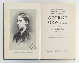 ORWELL, George. The Collected Essays, Journalism and Letters. [[bmid:2124865b]]