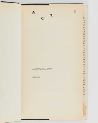 BECKETT, Samuel. Waiting for Godot, a tragicomedy in two acts.