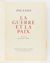 Load image into Gallery viewer, PICASSO, Pablo; Claude ROY. La Guerre et la Paix.