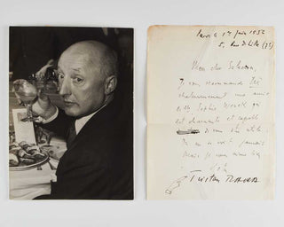 TZARA, Tristan; Francis PICABIA ( illustrator ). Sept manifestes Dada. quelques dessins de Francis Picabia.
