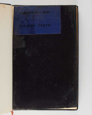 TZARA, Tristan; Francis PICABIA ( illustrator ). Sept manifestes Dada. quelques dessins de Francis Picabia.