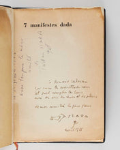 Load image into Gallery viewer, TZARA, Tristan; Francis PICABIA ( illustrator ). Sept manifestes Dada. quelques dessins de Francis Picabia.