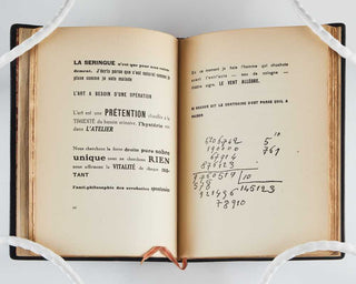 TZARA, Tristan; Francis PICABIA ( illustrator ). Sept manifestes Dada. quelques dessins de Francis Picabia.