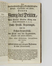 Load image into Gallery viewer, ALMANACK Königl. Groß-Brittannischer und Churfürstl. Braunschweig-Lüneburgscher Staats-Kalender auf das Jahr 1798