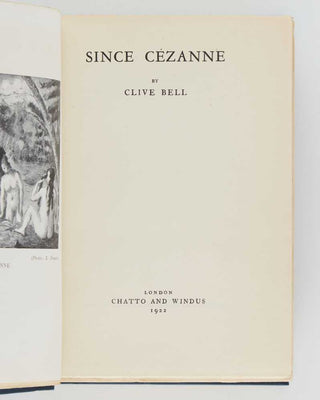 BELL, Clive.BELL, Clive. Since Cézanne.