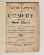 Load image into Gallery viewer, RAVENSCROFT, Edward The English Lawyer, a comedy