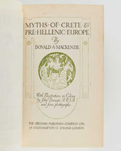 Load image into Gallery viewer, MACKENZIE, Donald Alexander. Myths of Crete &amp; Pre-Hellenic Europe. [[bmid:2125027a]]