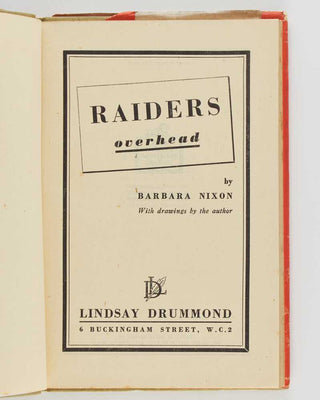 NIXON, Barbara. Raiders Ahead. [[bmid:2125053b]]