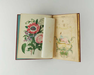 LYNDE, Sarah E[lizabeth]; [FRIENDSHIP ALBUM.] The Floral Album. [[bmid:2125112a]]