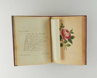 LYNDE, Sarah E[lizabeth]; [FRIENDSHIP ALBUM.] The Floral Album. [[bmid:2125112d]]