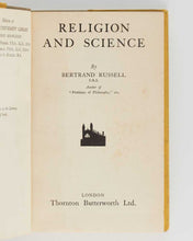 Load image into Gallery viewer, RUSSELL, Bertrand. Religion and Science.