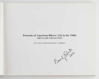 ROBERTS, Beverley V. Portraits of American Bikers: Life in the 1960s (The Flash Collection).