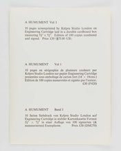 Load image into Gallery viewer, PHILLIPS, Tom. A Humument. Volume I[–X, with two volumes of additional material].
