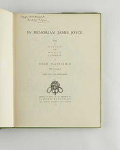 Load image into Gallery viewer, MACDIARMID, Hugh; FERGUSSON, John Duncan ( illustrator ). In Memoriam James Joyce. A Vision of World Language.