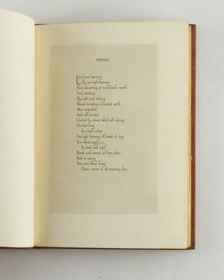 SASSOON, Siegfried; Charles SIGRIST ( engraver ). Vigils. [[bmid:2125257a]]