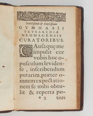 HORN, Georg. Dissertationes historicae et politicae.