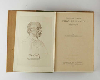 HARDY, Florence Emily; [Thomas HARDY]. The Early Life of Thomas Hardy 1840–1891: Compiled largely from Contemporary Notes, Letters, Diaries, and Biographical Memoranda, as well as from Oral Information in Conversations Extending over Many Years. [[bmid:2125357c]]