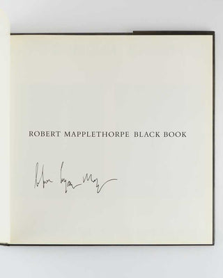 MAPPLETHORPE, Robert; Ntozake SHANGE ( introductory poem ). Robert Mapplethorpe Black Book. [[bmid:2125382d]]
