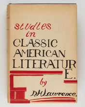 Load image into Gallery viewer, LAWRENCE, D.H. Studies in Classic American Literature.