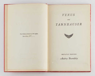 BEARDSLEY, 'Audrey' [i.e. Aubrey BEARDSLEY]. Venus and Tannhauser. [[bmid:2125402a]]