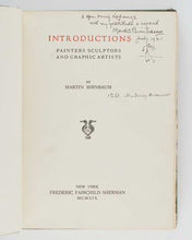 Load image into Gallery viewer, BIRNBAUM, Martin. Introductions. Painters Sculptors and Graphic Artists.