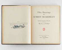 Load image into Gallery viewer, NICHOLS, H.S.; Aubrey BEARDSLEY ( attributed ). Fifty Drawings by Aubrey Beardsley Selected from the Collection owned by Mr H.S. Nichols. [[bmid:2125419c]]