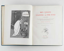 Load image into Gallery viewer, JONSON, Ben; [Aubrey BEARDSLEY (illustrator)]. Volpone: or The Foxe. A New Edition with a Critical Essay on the Author by Vincent O'Sullivan and a Frontispiece Five Initial Letters and a Cover Design Illustrative and Decorative by Aubrey Beardsley togeth…