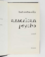 Load image into Gallery viewer, ELLIS, Bret Easton. American Psycho.