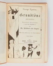 Load image into Gallery viewer, ‘EGERTON, George’ ( pseud .); Adelbert von HAGEN ( translator ). Grundtöne. “Keynotes”. Autorisirte Uebersetzung aus dem Englischen … mit dem Portrait der Verfasserin. [[bmid:2125434b]]