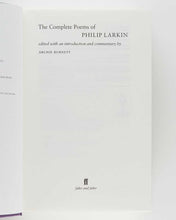 Load image into Gallery viewer, LARKIN, Philip; Archie BURNETT ( editor ). Philip Larkin: The Complete Poems.