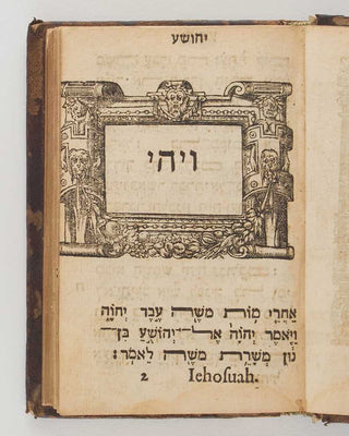 [HEBREW BIBLE.] םיטפושו עשוהי [Joshua and Judges.]