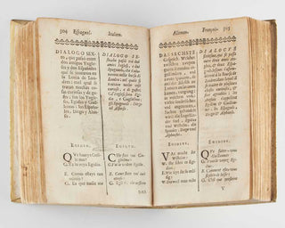 OUDIN, Antoine; [César OUDIN]. Dialogues fort recreatifs composez en espagnol, et nouvvellement mis en Italien, Alleman, & Francois. [[bmid:2125778d]]