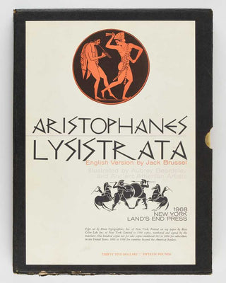 ARISTOPHANES; Jack BRUSSEL (translator); Aubrey BEARDSLEY (illustrator). The Lysistrata … Illustrated by Aubrey Beardsley and ancient Athenian artists. [[bmid:2125986b]]