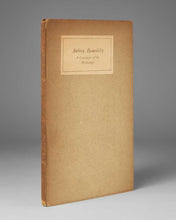 Load image into Gallery viewer, GALLATIN, A[lbert] E[ugene]. List of Drawings by Aubrey Beardsley.