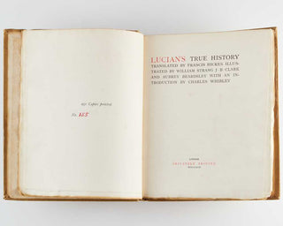 LUCIAN; Francis HICKES ( translator ). Lucian’s True History. [[bmid:2125989a]]