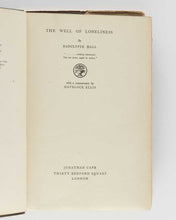 Load image into Gallery viewer, HALL, Radclyffe [pseud. for Marguerite Antonia Radclyffe-Hall.] The Well of Loneliness. [[bmid:2126001b]]