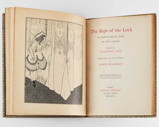 POPE, Alexander; Aubrey BEARDSLEY ( illustrator ). The Rape of the Lock. An Heroi-Comical Poem in Five Cantos … Embroidered with Nine Drawings. [[bmid:2126044b]]