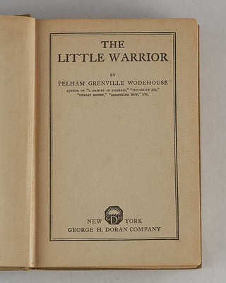 WODEHOUSE, P.G. The Little Warrior. [[bmid:2126107B]]