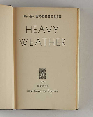 WODEHOUSE, P.G. Heavy Weather. [[bmid:2126114b]]
