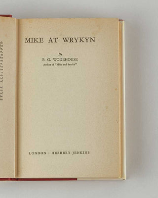 WODEHOUSE, P.G. Mike At Wrykyn. [[bmid:2126210b]]