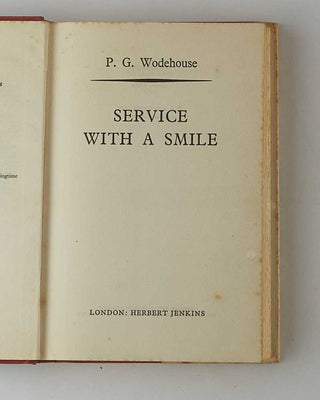 WODEHOUSE, P.G. Service with a Smile. [[bmid:2126263b]]