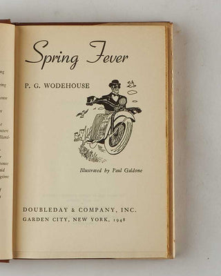 WODEHOUSE, P.G. Spring Fever. [[bmid:2126284b]]