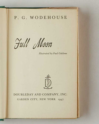 WODEHOUSE, P.G. Full Moon. [[bmid:2126311b]]