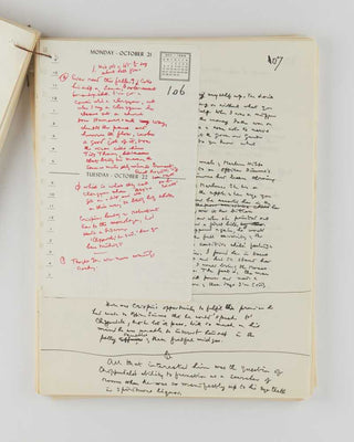 WODEHOUSE, P.G. Heavily annotated typescript and manuscript draft of The Girl in Blue . [[bmid:2126344k]]