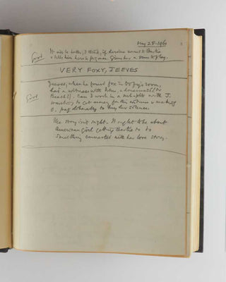 WODEHOUSE, P.G. Annotated typescript draft of Service with a Smile . [[bmid:2126345a]]