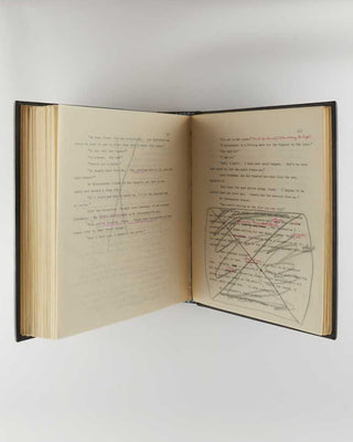 WODEHOUSE, P.G. Annotated typescript draft of Service with a Smile . [[bmid:2126345e]]